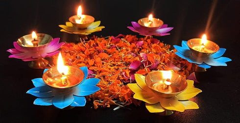 Brass Decorative Deepak Pack Of 6 Pcs 0.025Kg